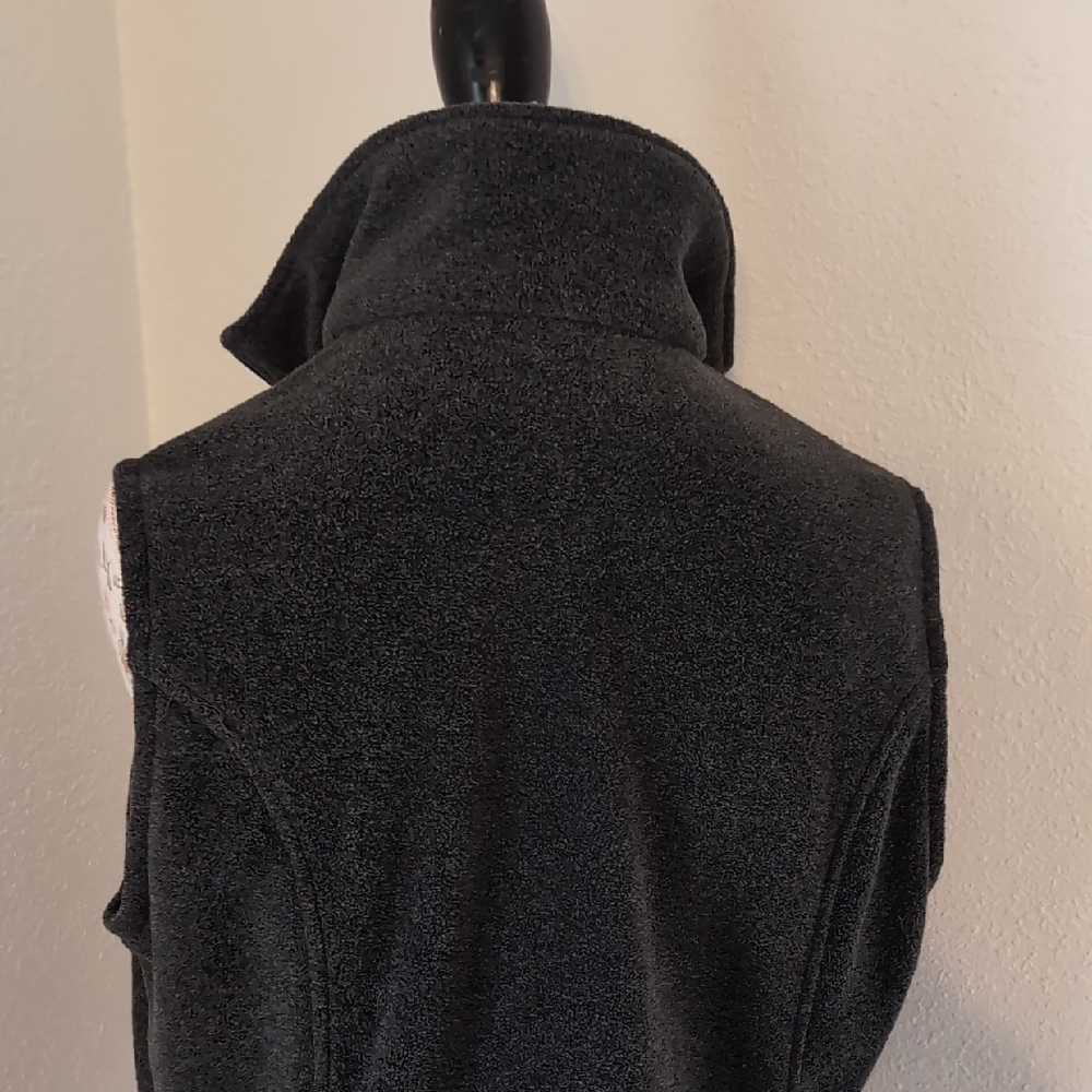Columbia Charcoal Sleeveless Fleece Vest - Picture 4 of 5